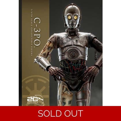 Hot Toys - Star Wars Episode II: Attack of the Clones - 1/6th scale C-3PO Collectible Figure